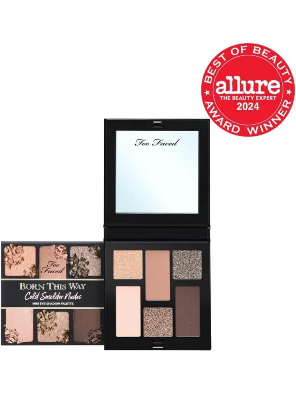 Natural Nudes Mini Eyeshadow Palette | Creamy High Pigment Matte & Shimmer